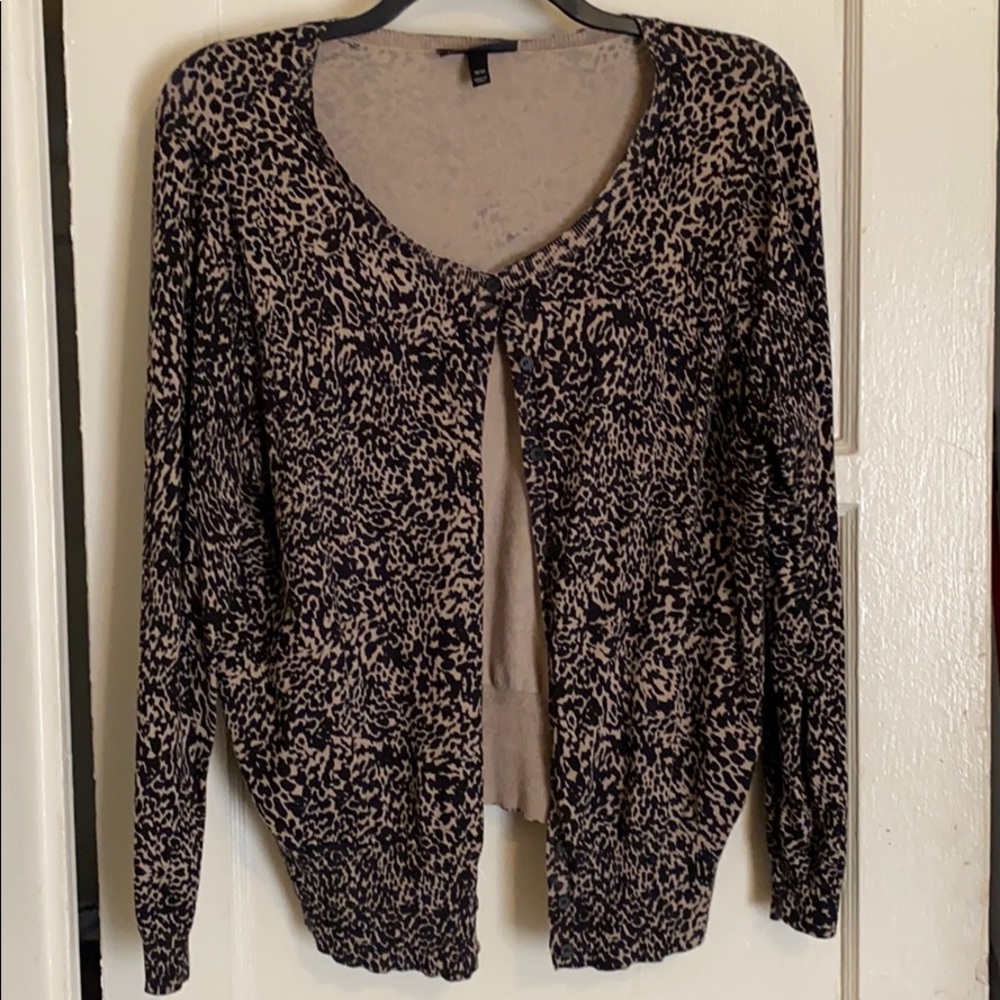 Leopard cardigan